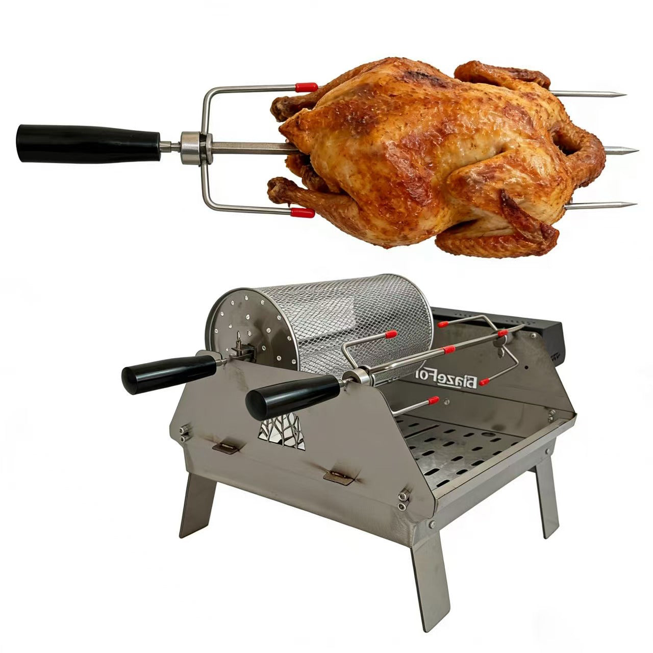 F4 Double-row electric rotating grill