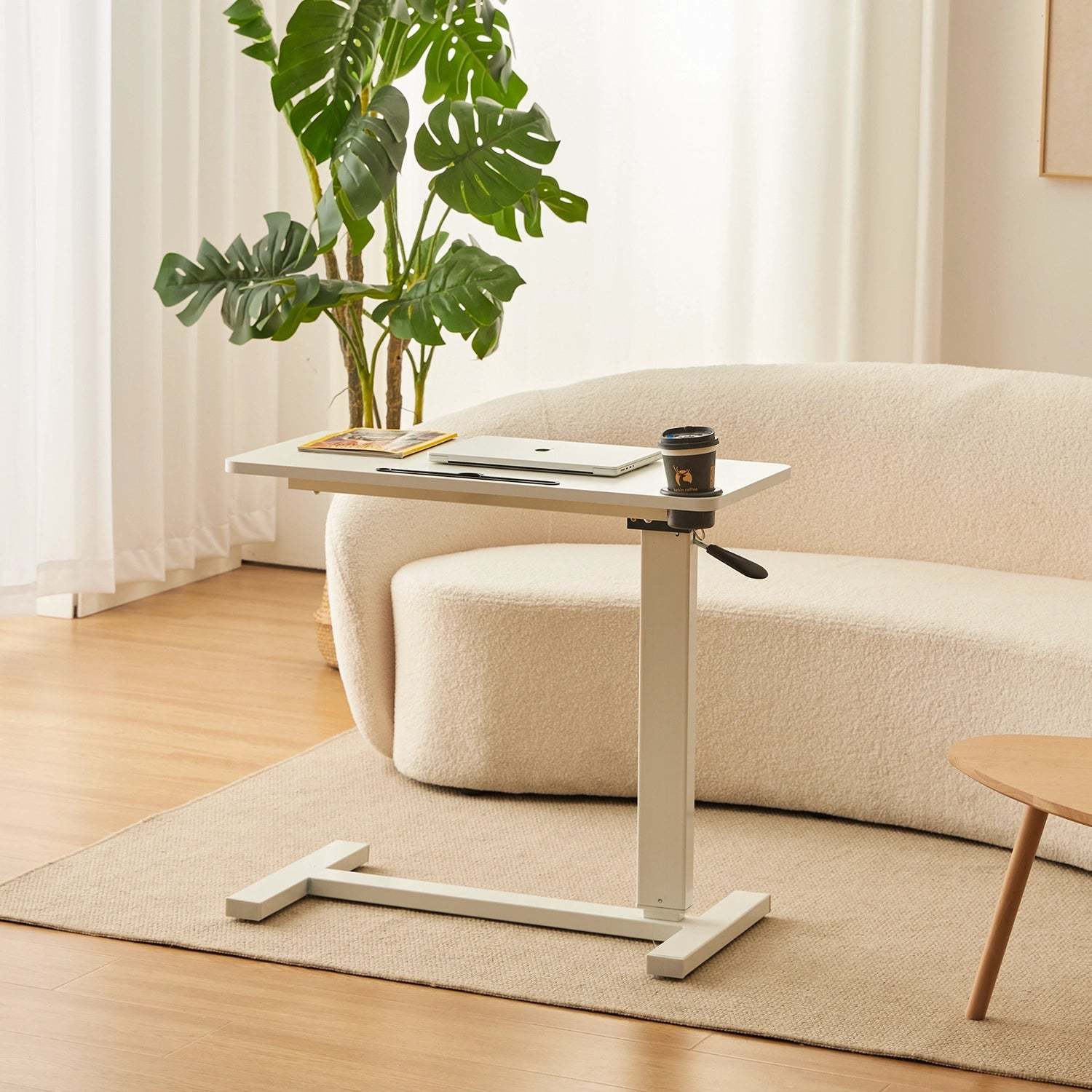 Folding Pneumatic Adjustable Height Standing Desk