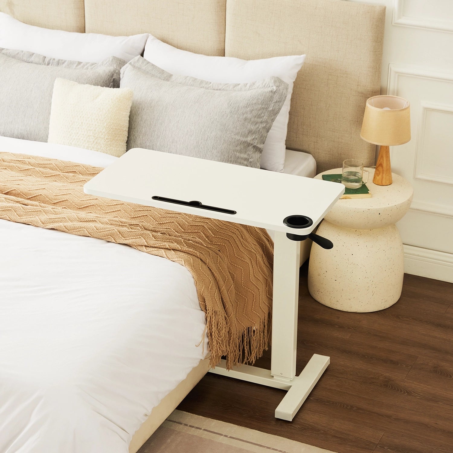 Folding Pneumatic Adjustable Height Standing Desk