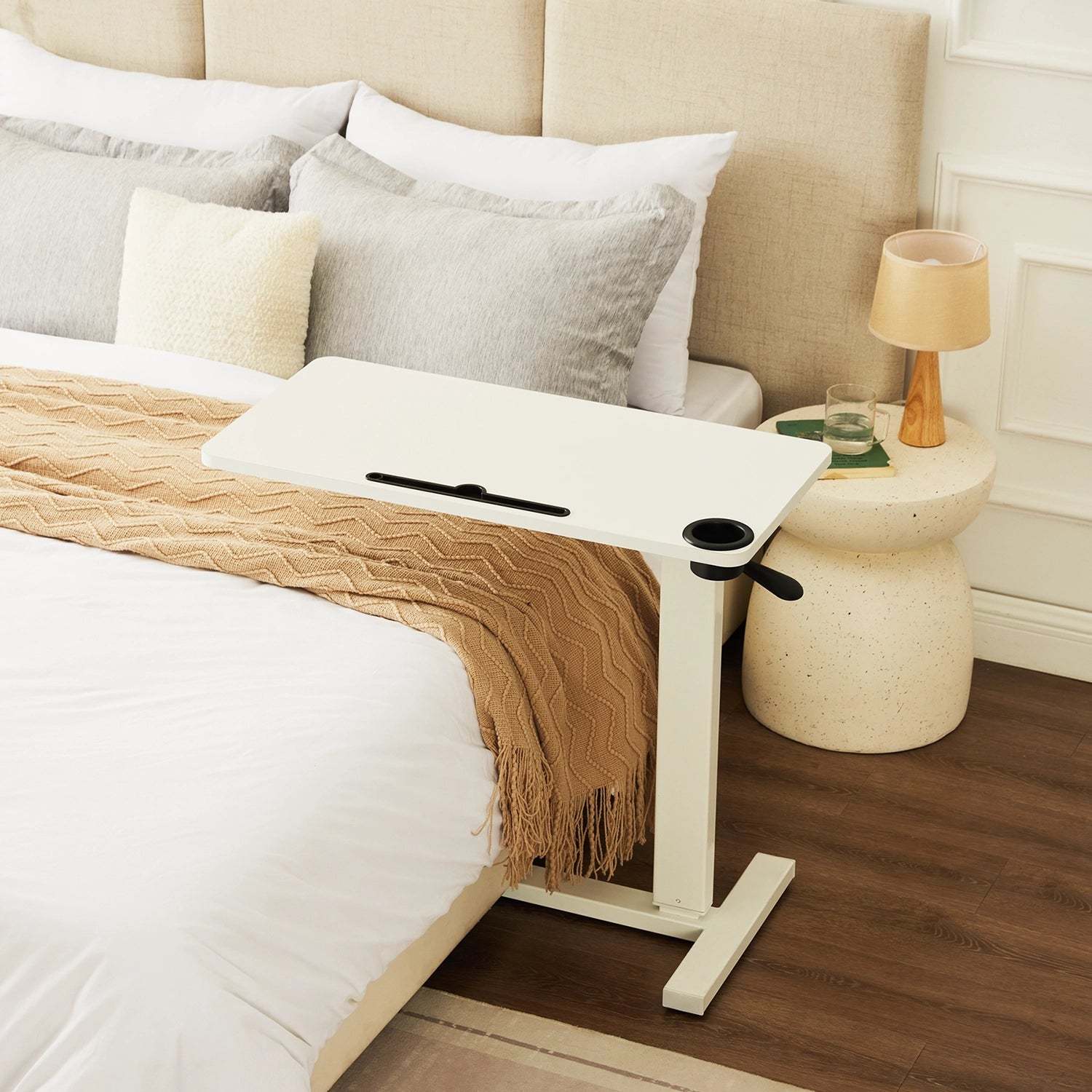 Folding Pneumatic Adjustable Height Standing Desk