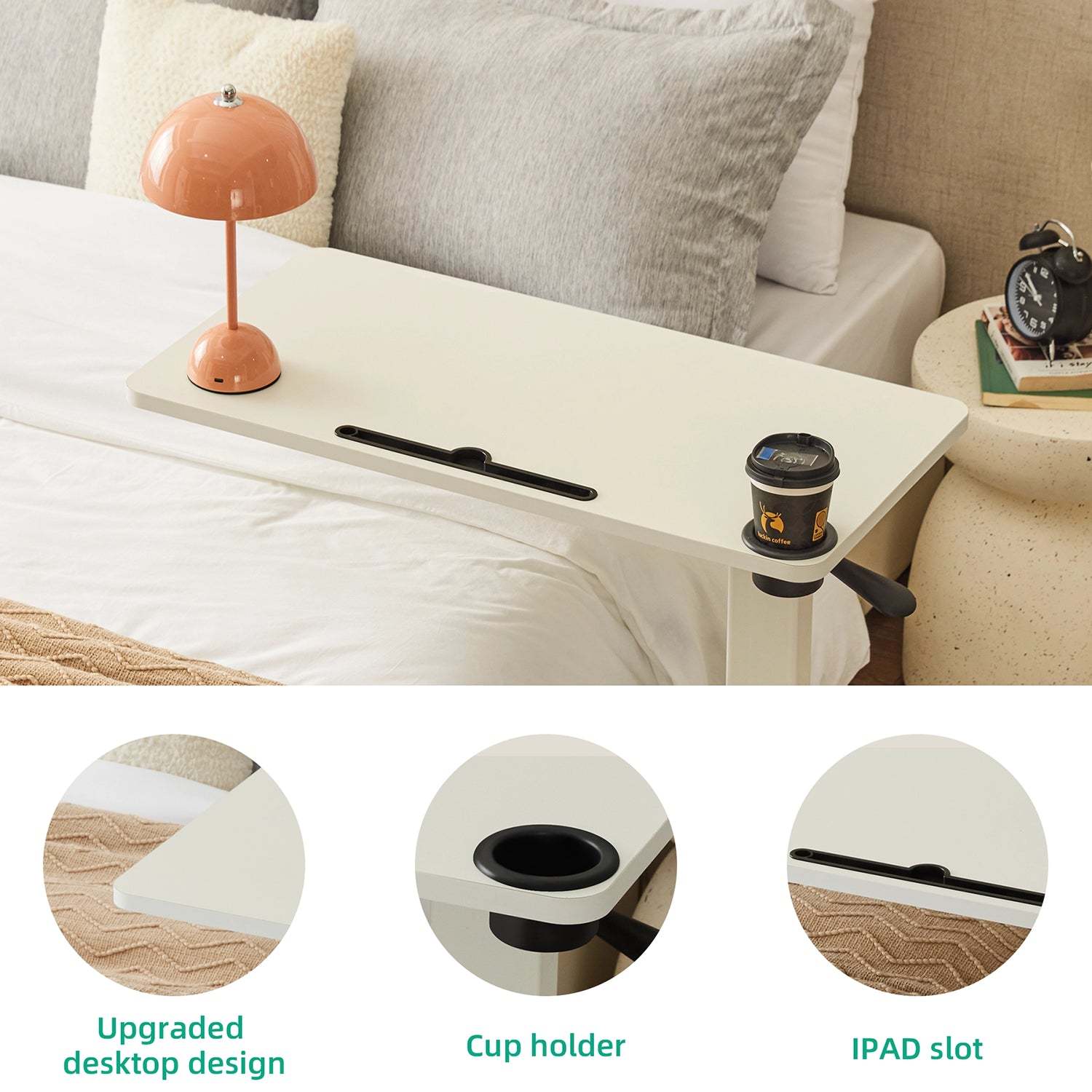 Folding Pneumatic Adjustable Height Standing Desk