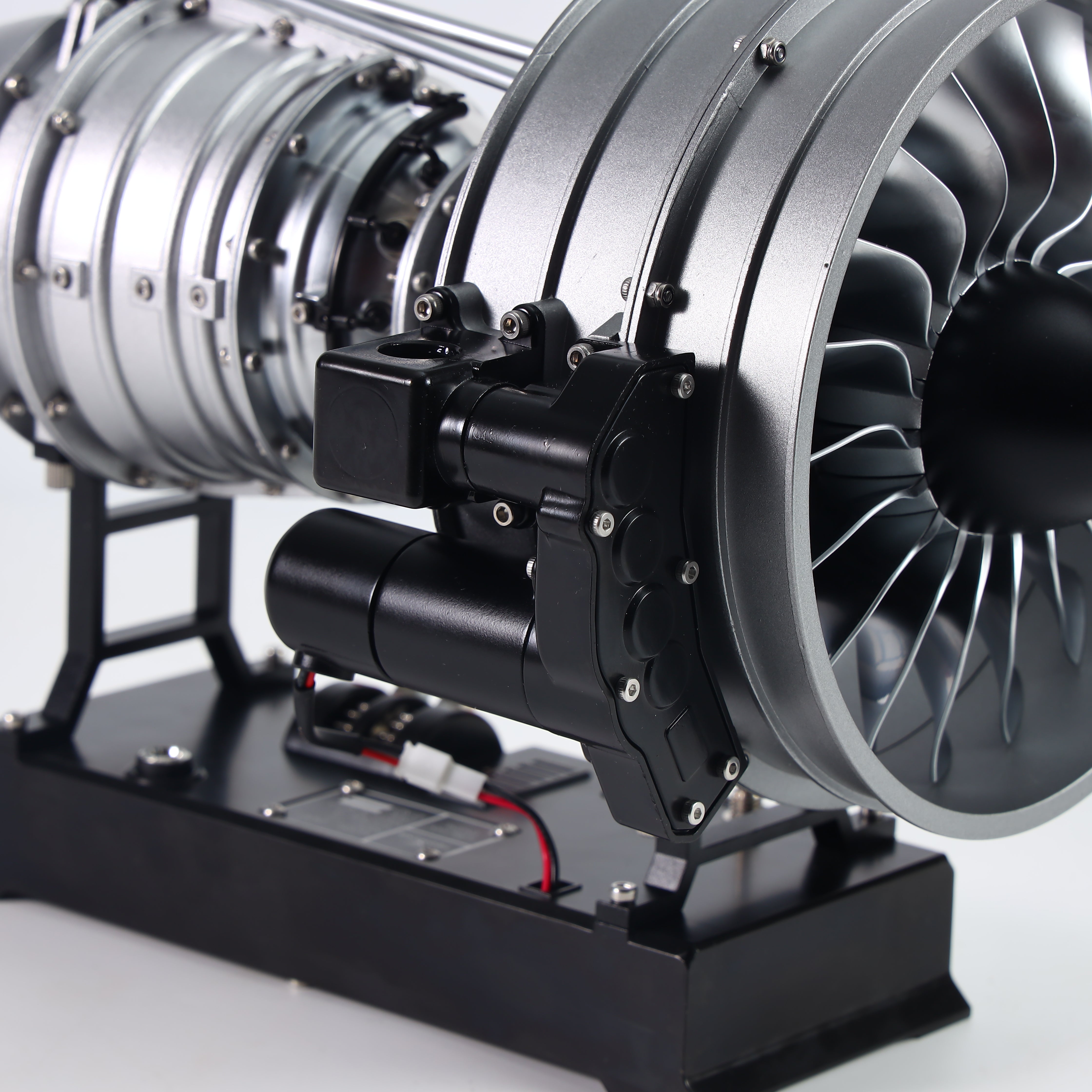 1/12 Metal Dual-Spool Turbofan Engine Model Kit – Working Jet Engine Replica with 300+ PCS for STEM Learning & Collectors