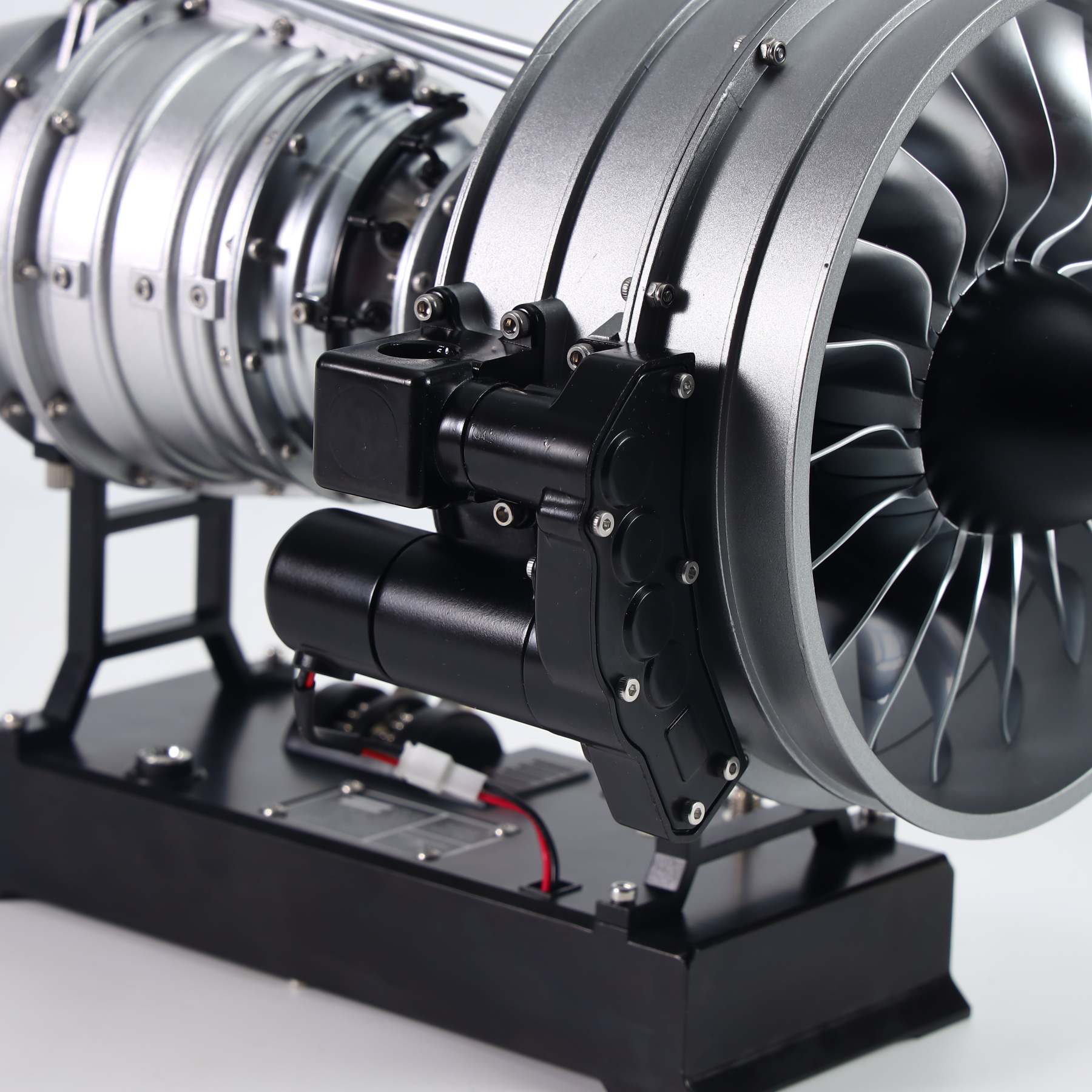 1/12 Metal Dual-Spool Turbofan Engine Model Kit – Working Jet Engine Replica with 300+ PCS for STEM Learning & Collectors