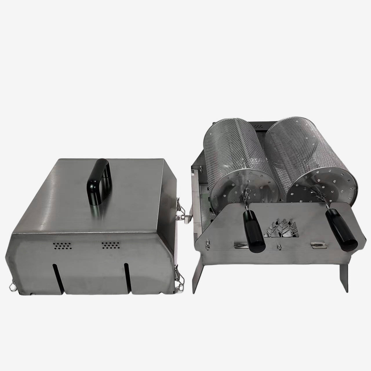 F4 Double-row electric rotating grill