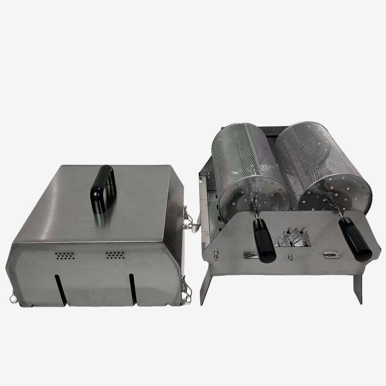 F4 Double-row electric rotating grill