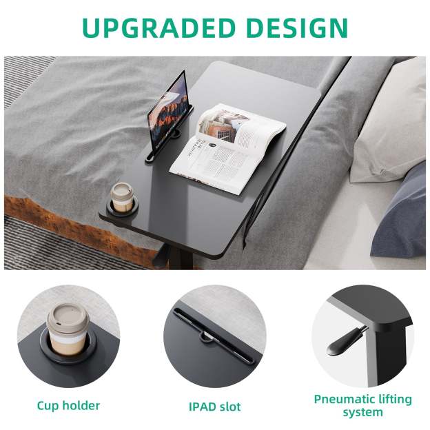 Folding Pneumatic Adjustable Height Standing Desk