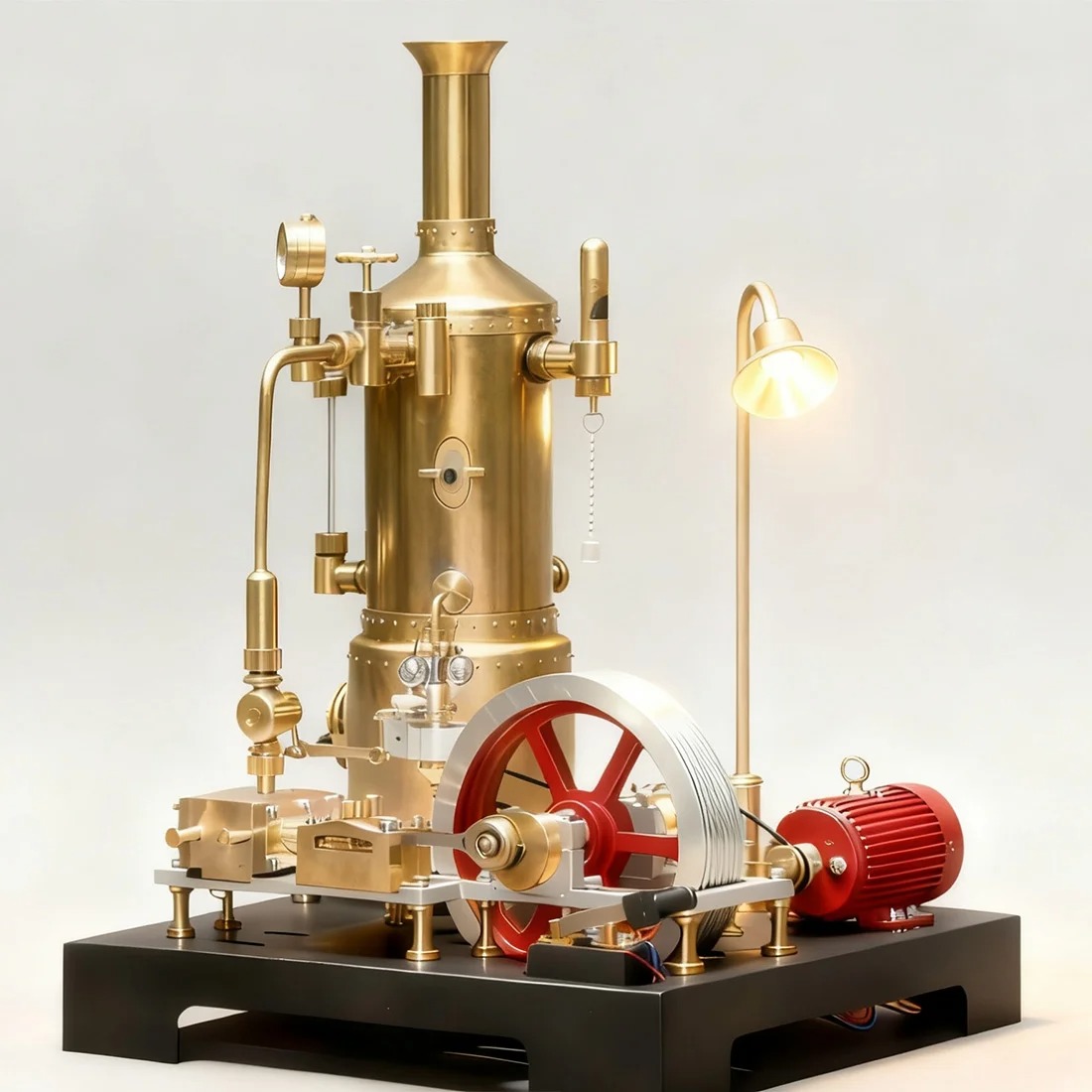 SE-03 DIY Stationary Mill Steam Engine and Boiler Model Kit