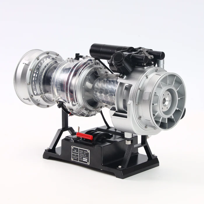 DM136 1/4 Scale Metal Turboshaft Engine Model Kit – Working Helicopter T700 Engine Replica | Full-Metal Build, Electric-Driven Simulation
