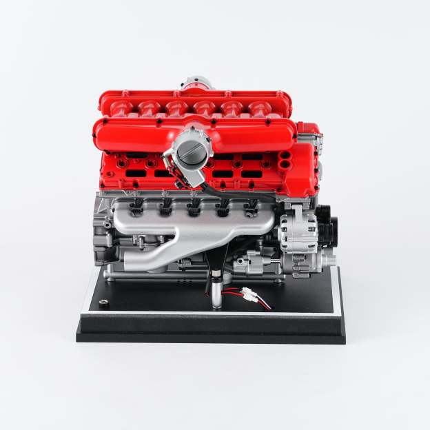  V12 Full Metal Engine Model Kit – 12-Cylinder DIY Car Engine Assembly with 800+ Precision Parts