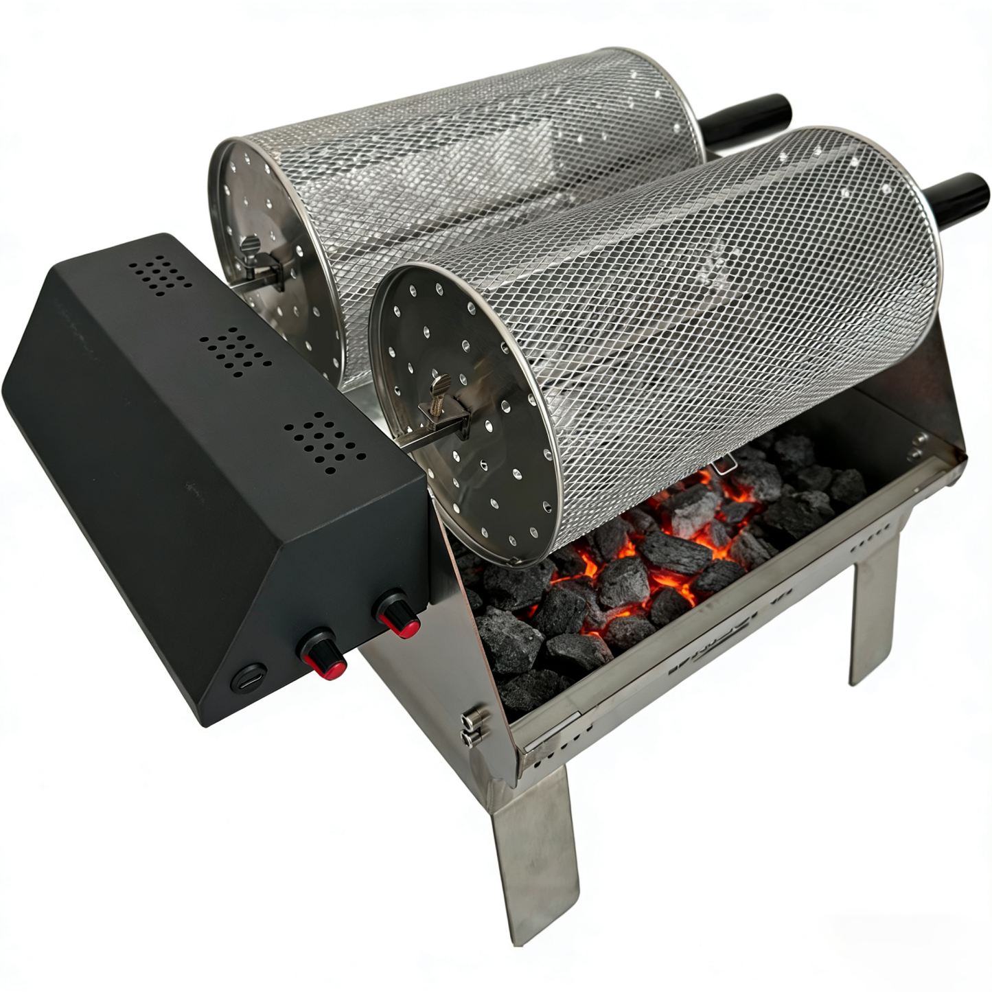 F4 Double-row electric rotating grill