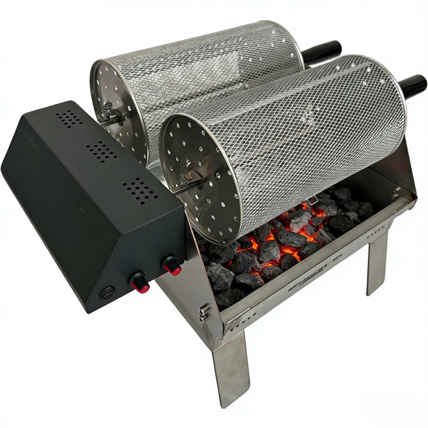 F4 Double-row electric rotating grill