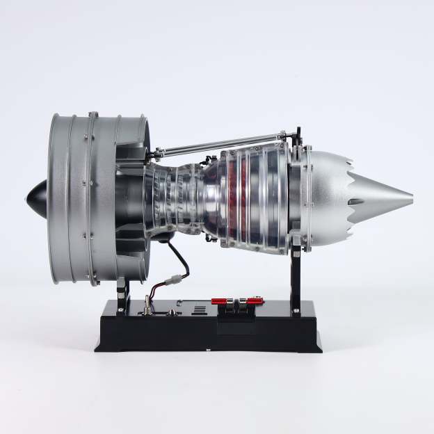 1/12 Metal Dual-Spool Turbofan Engine Model Kit – Working Jet Engine Replica with 300+ PCS for STEM Learning & Collectors