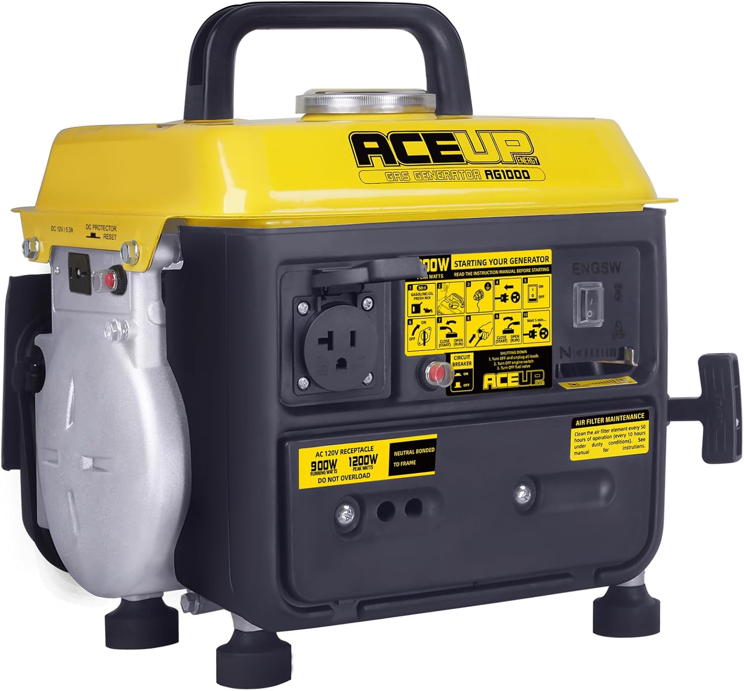 1200W Portable Gas Generator