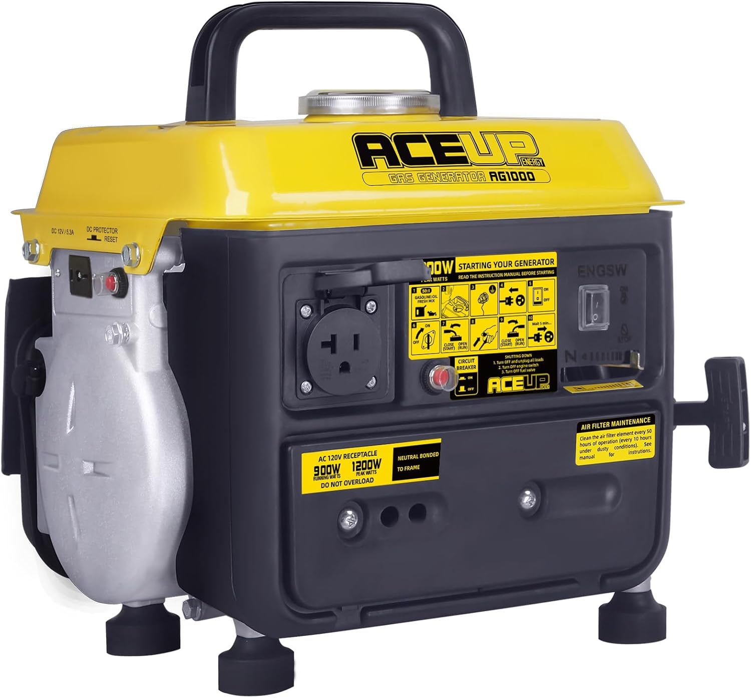 1200W Portable Gas Generator