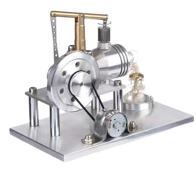 Stirling engine generator steam engine multifunctional desktop mini steam engine model with LED lights