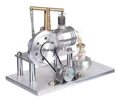 Stirling engine generator steam engine multifunctional desktop mini steam engine model with LED lights