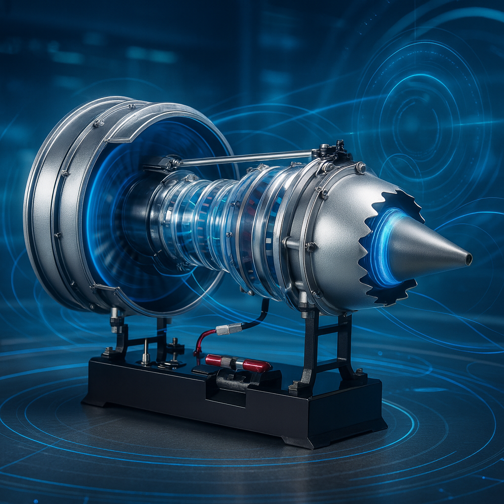 1/12 Metal Dual-Spool Turbofan Engine Model Kit – Working Jet Engine Replica with 300+ PCS for STEM Learning & Collectors