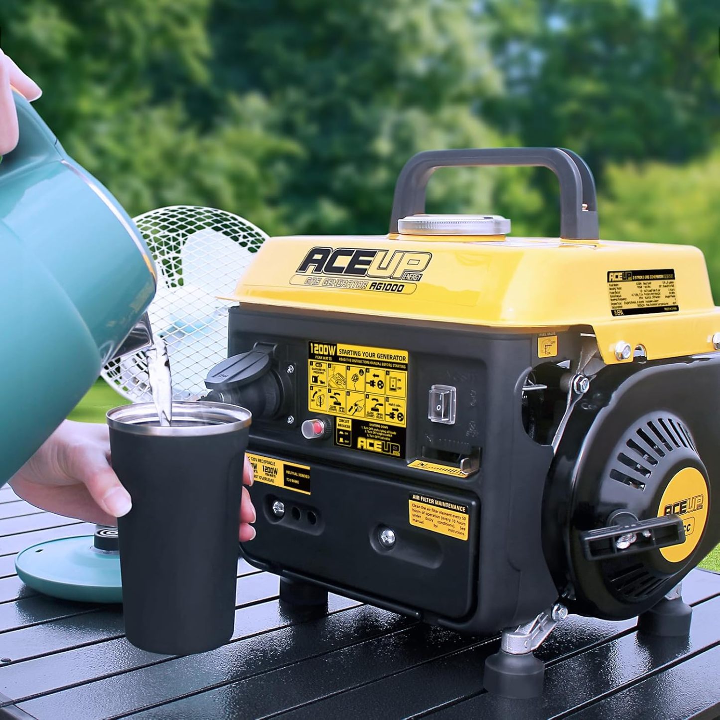1200W Portable Gas Generator