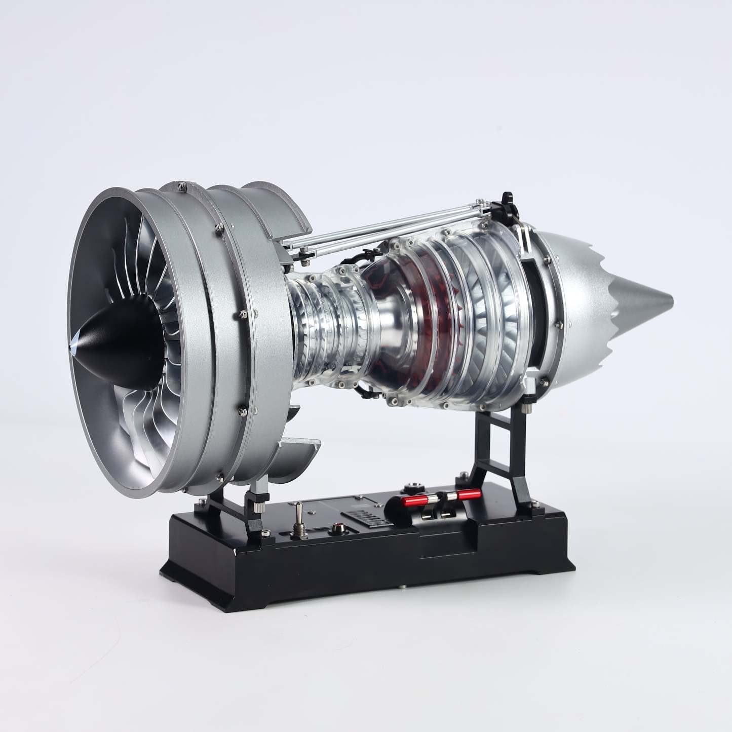 1/12 Metal Dual-Spool Turbofan Engine Model Kit – Working Jet Engine Replica with 300+ PCS for STEM Learning & Collectors