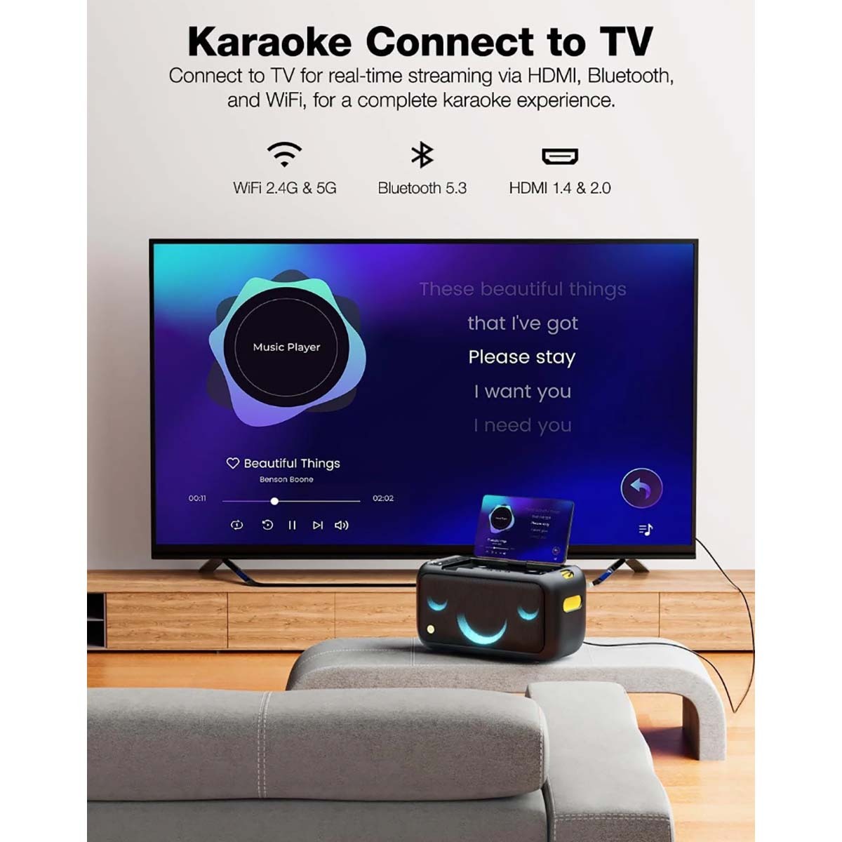 Premium Portable Wireless Audio System