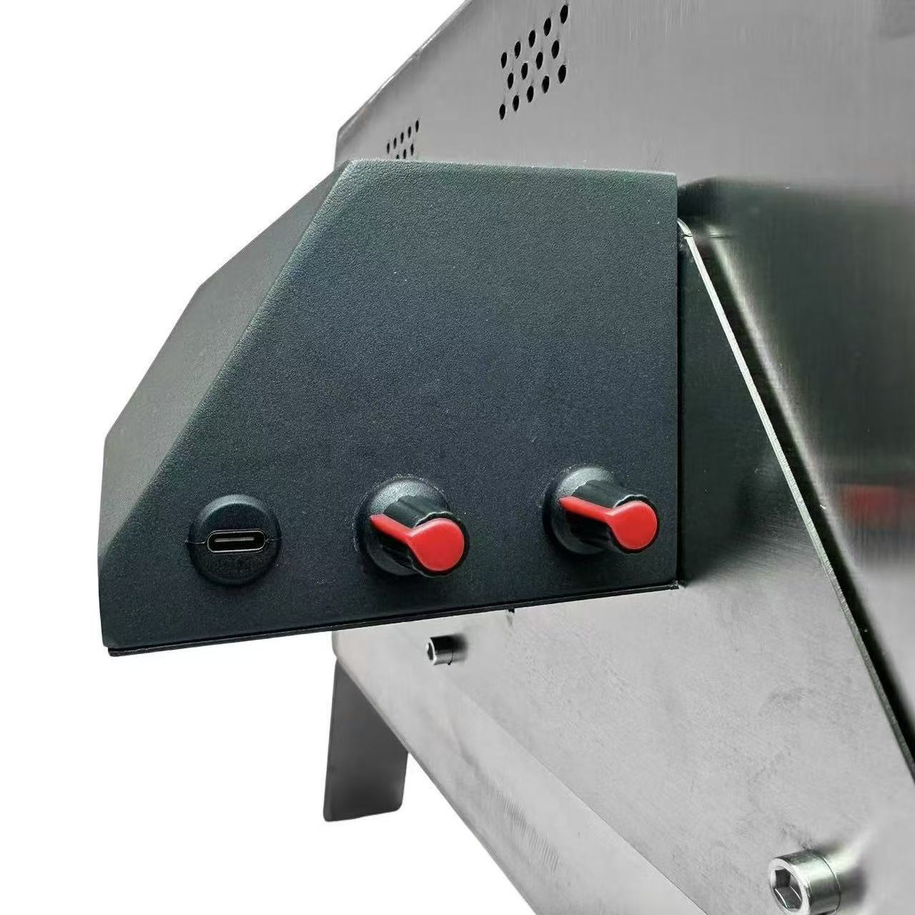 F4 Double-row electric rotating grill