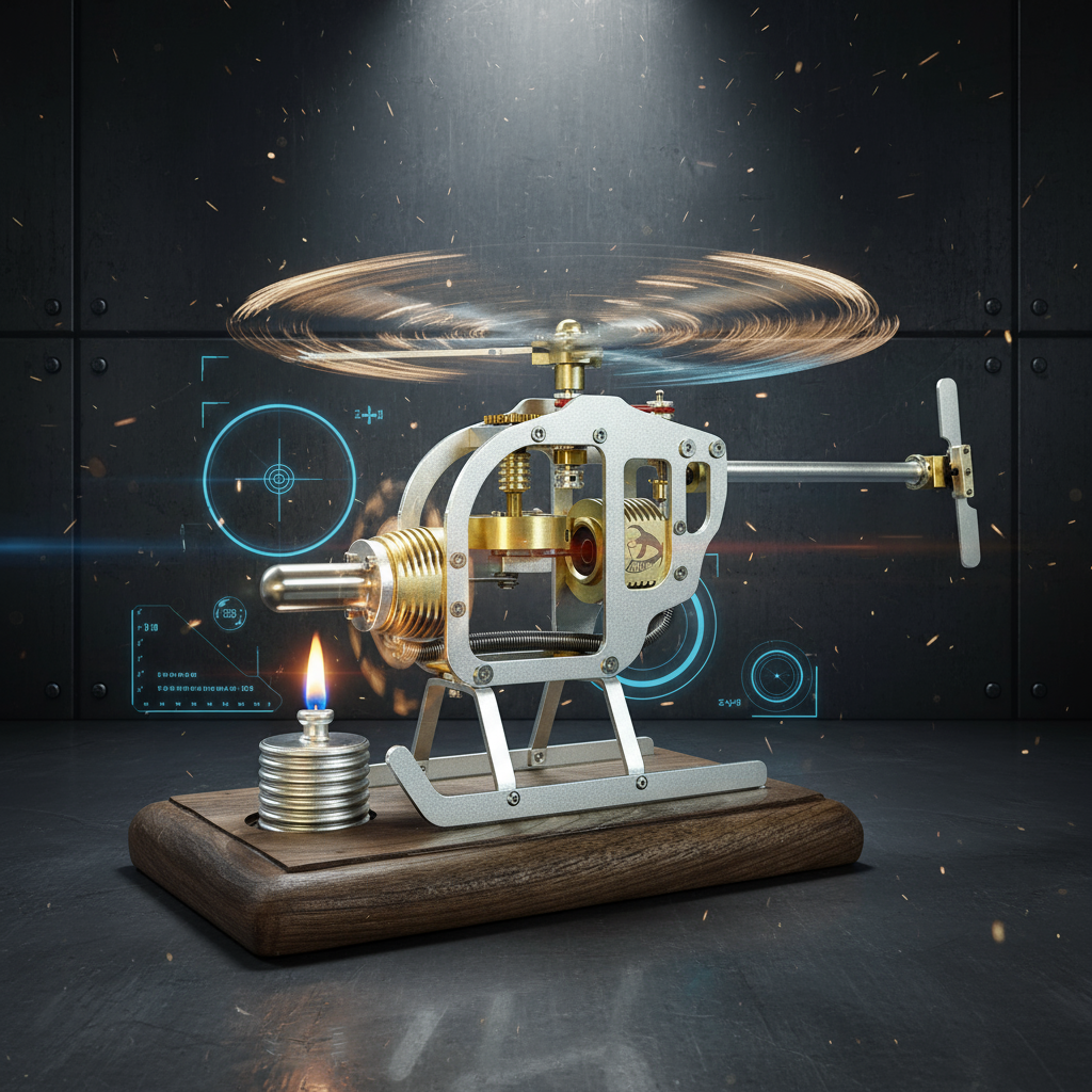 Stirling Engine Helicopter Stirling Engine Model - Bulid Your Own Engine