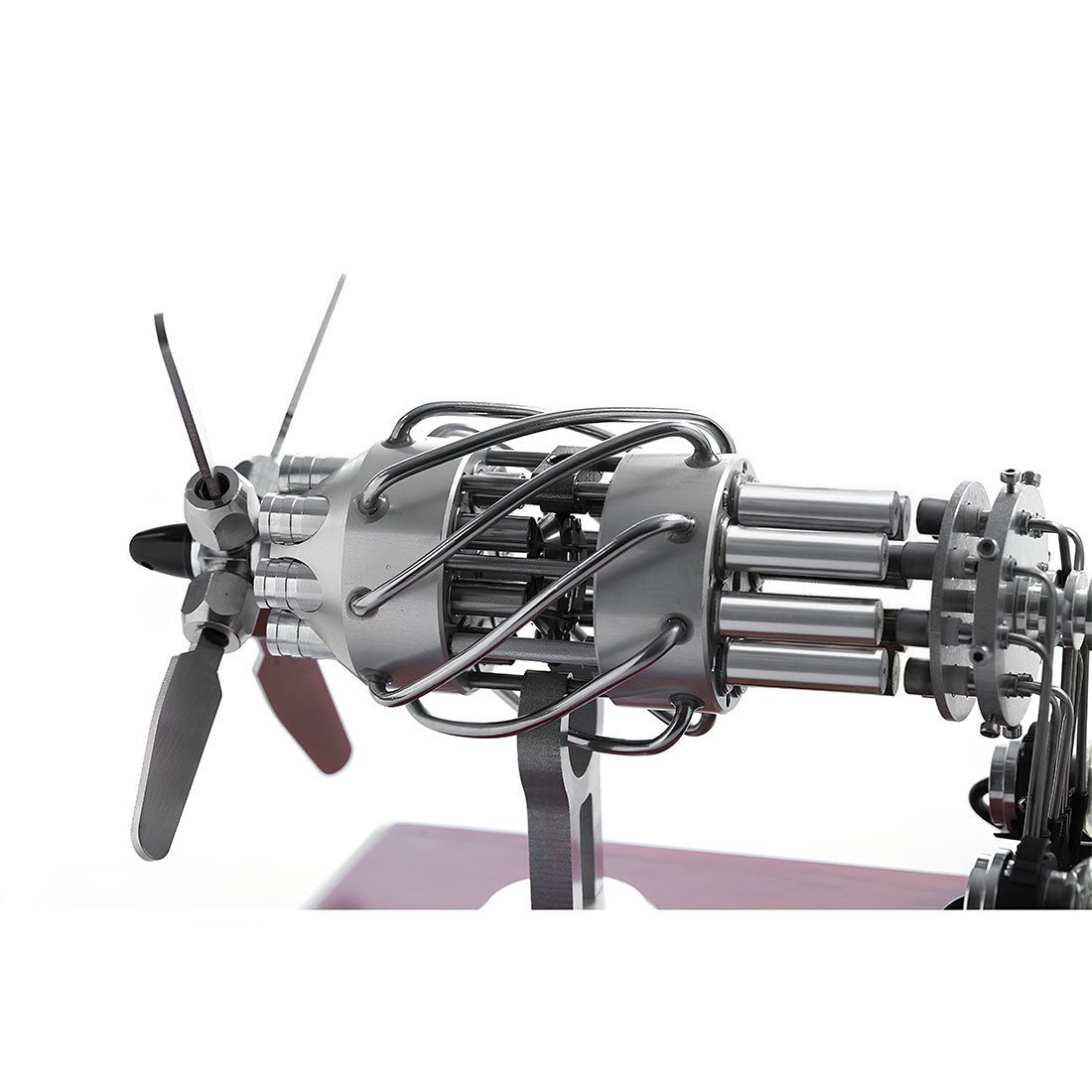 Stirling 16 Cylinder Engine Model Engine Model Kit for Science Enthusiasts & Education Generator Toy Engine