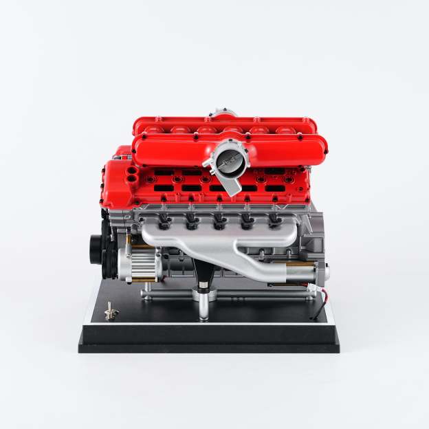  V12 Full Metal Engine Model Kit – 12-Cylinder DIY Car Engine Assembly with 800+ Precision Parts