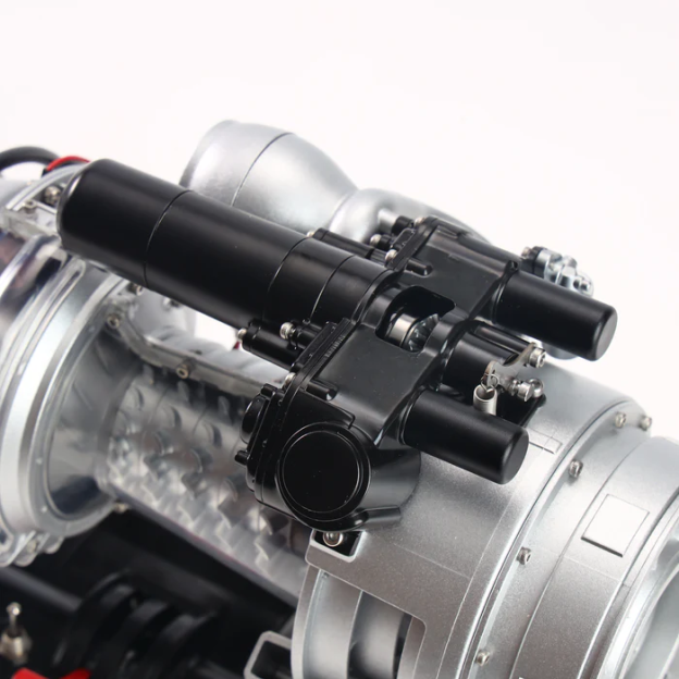 DM136 1/4 Scale Metal Turboshaft Engine Model Kit – Working Helicopter T700 Engine Replica | Full-Metal Build, Electric-Driven Simulation