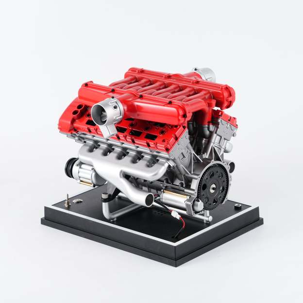  V12 Full Metal Engine Model Kit – 12-Cylinder DIY Car Engine Assembly with 800+ Precision Parts