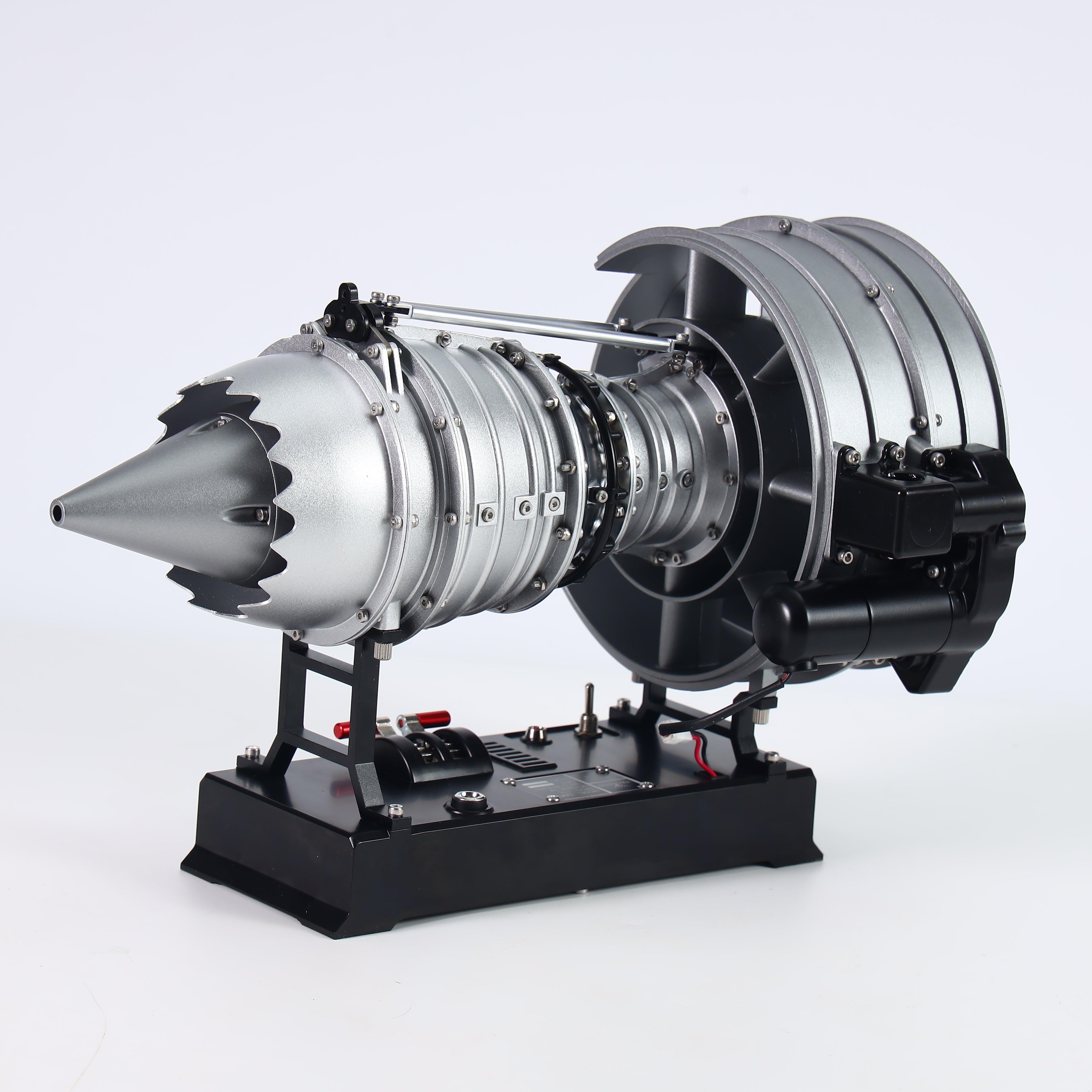 1/12 Metal Dual-Spool Turbofan Engine Model Kit – Working Jet Engine Replica with 300+ PCS for STEM Learning & Collectors