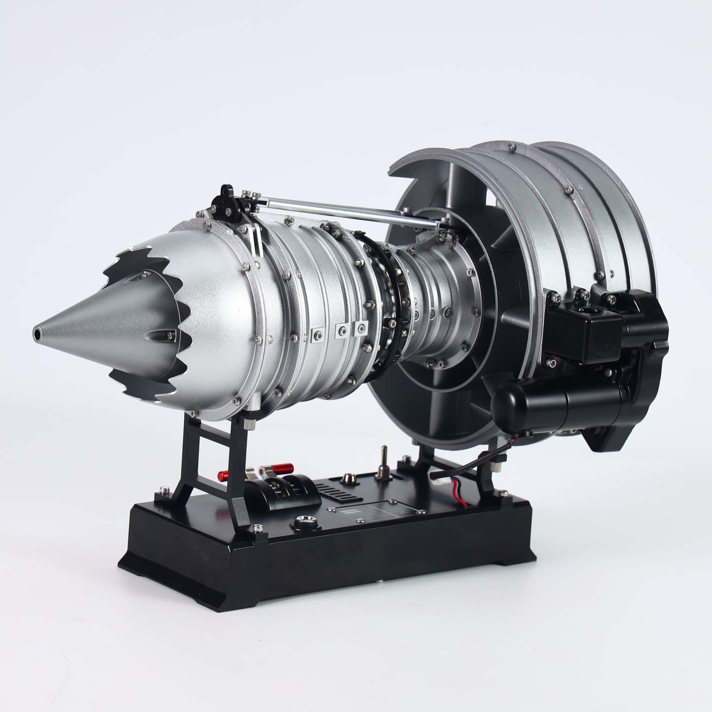1/12 Metal Dual-Spool Turbofan Engine Model Kit – Working Jet Engine Replica with 300+ PCS for STEM Learning & Collectors