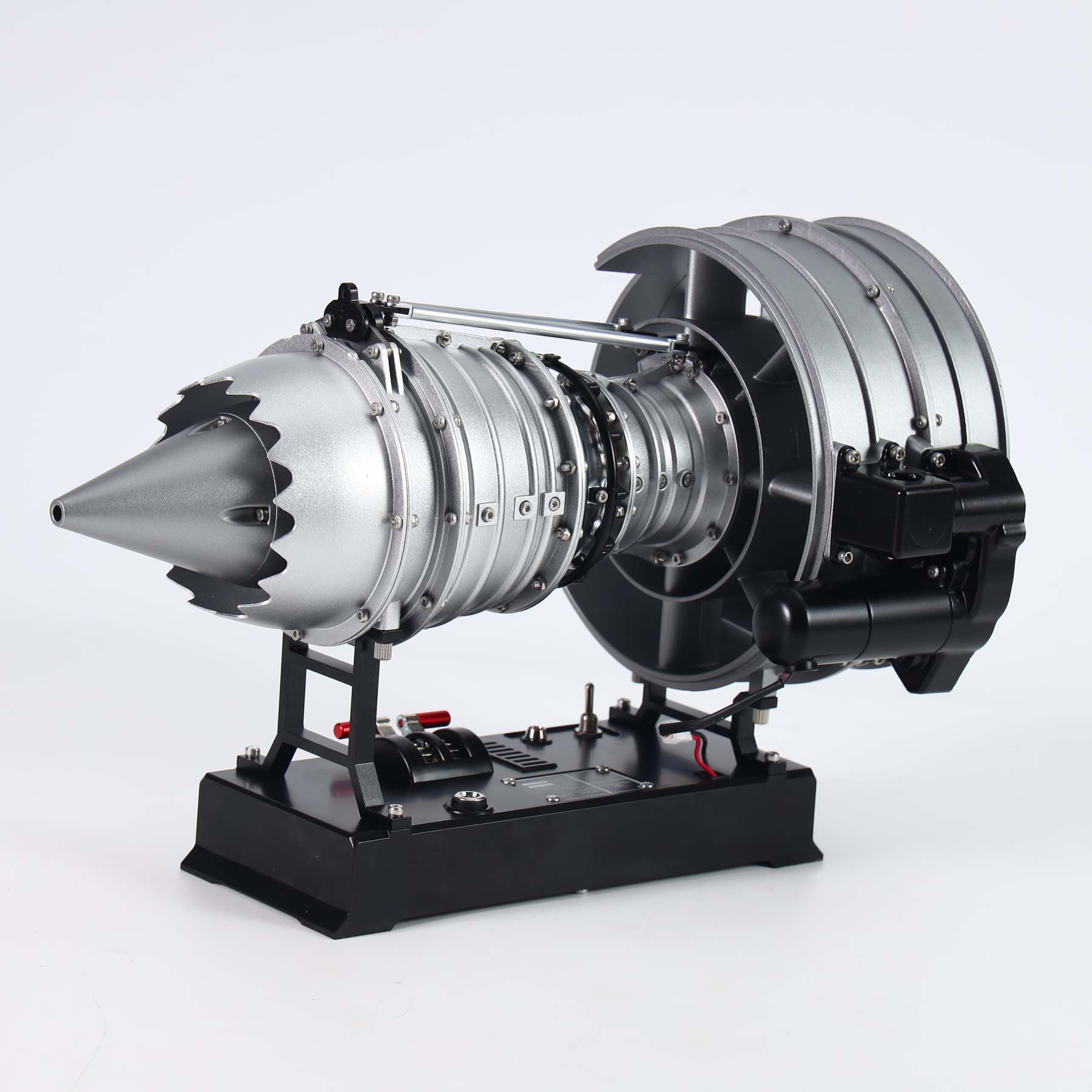 1/12 Metal Dual-Spool Turbofan Engine Model Kit – Working Jet Engine Replica with 300+ PCS for STEM Learning & Collectors