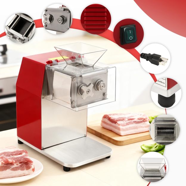 1100W Meat Shredding Machine, 3.5mm Blade Electric Meat Cutter