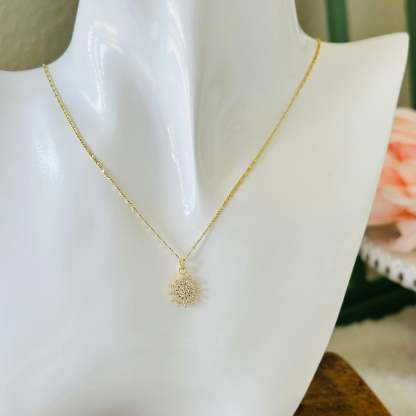 Lucia napraforgó nyaklánc