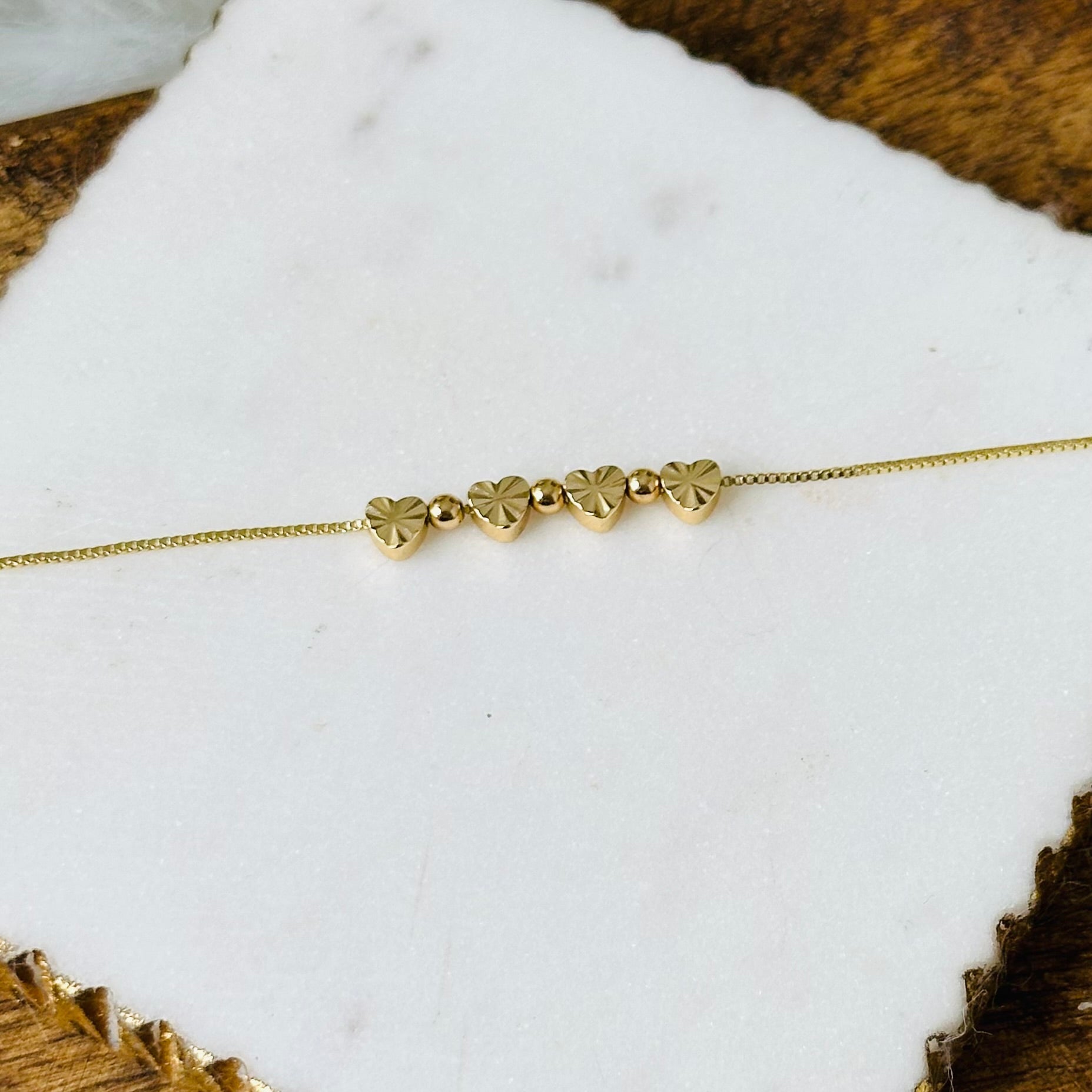 Bella mini szív medálok nyaklánc