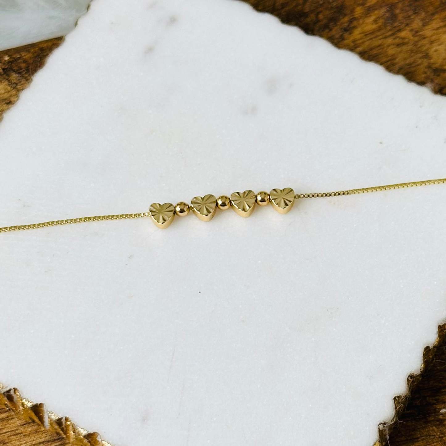 Bella mini szív medálok nyaklánc