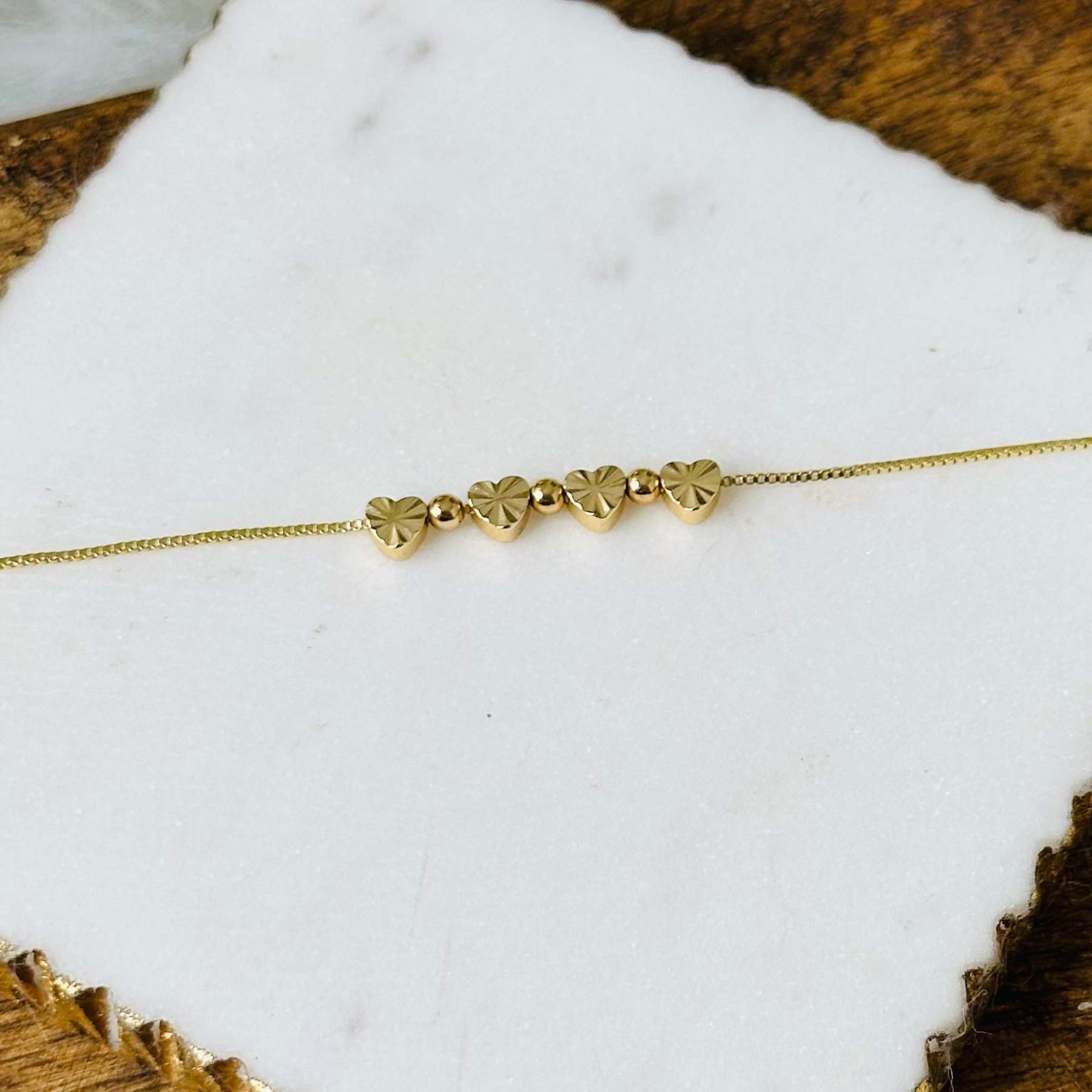 Bella mini szív medálok nyaklánc