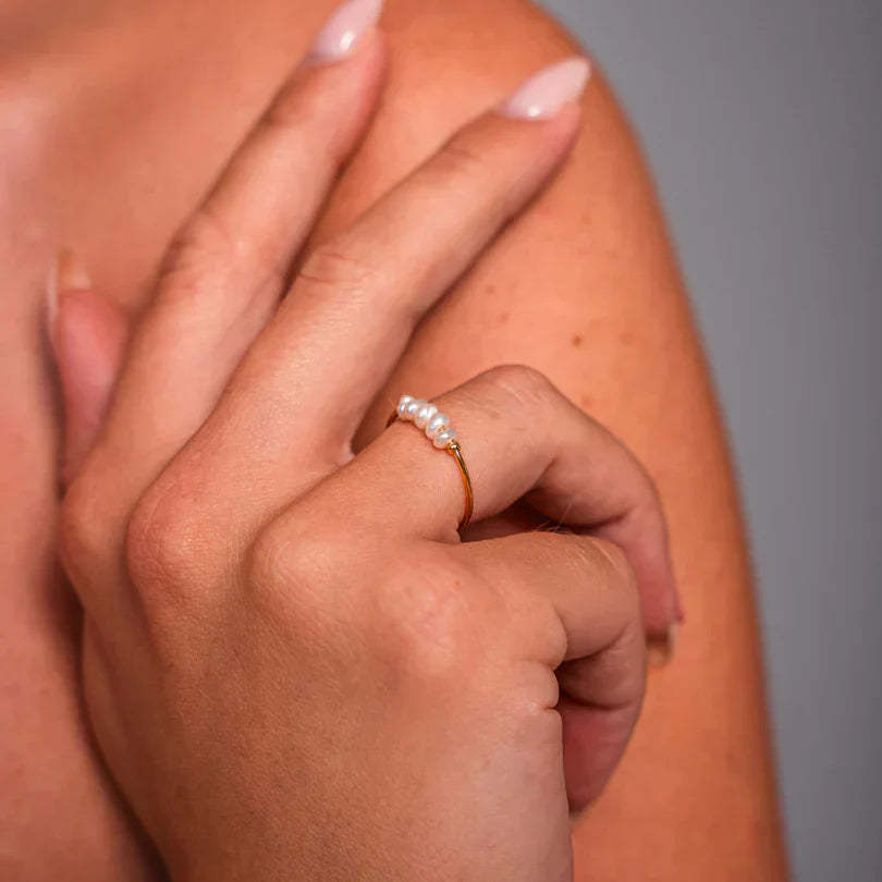 Mini gyöngy gyűrű