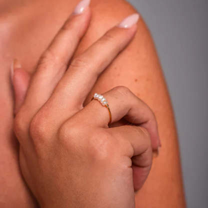 Mini gyöngy gyűrű