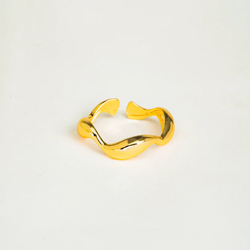 Óceánhullám Gyűrű | Fenntartható, óceán ihlette ékszerek