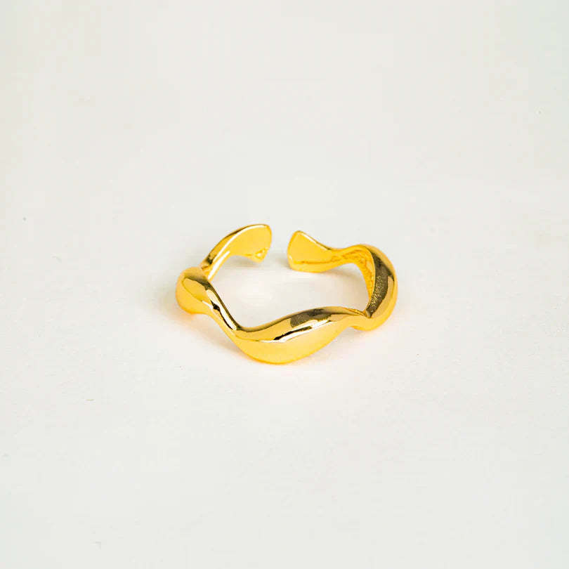 Óceánhullám Gyűrű | Fenntartható, óceán ihlette ékszerek