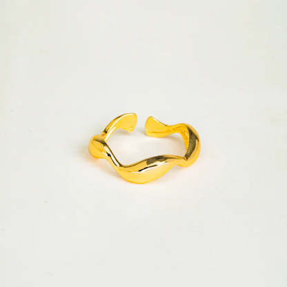 Óceánhullám Gyűrű | Fenntartható, óceán ihlette ékszerek