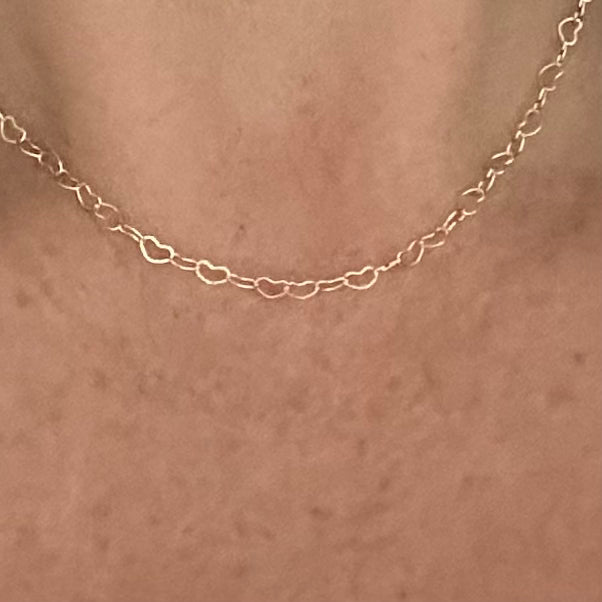 Amore szív alakú choker nyaklánc