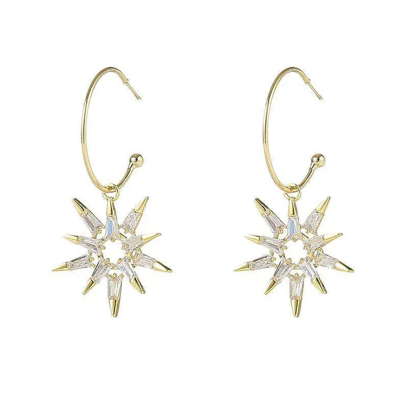 Csillag fülbevalók aranyban és ezüstben