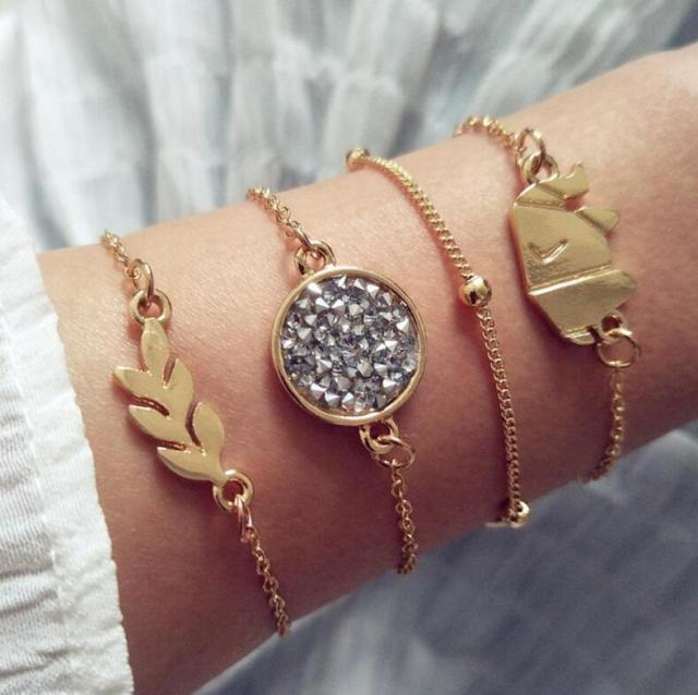 5 db-os Csomag Prémium Föld Karkötők