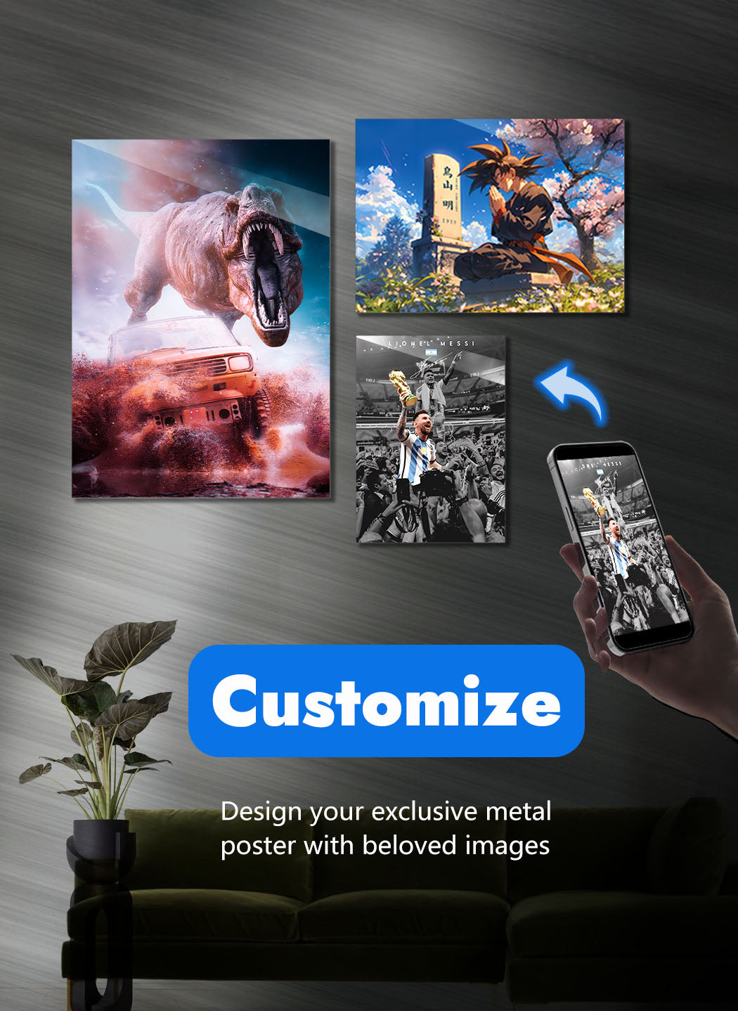 CUSTOMIZE METAL PRINTS WITH YOUR OWN IMAGES