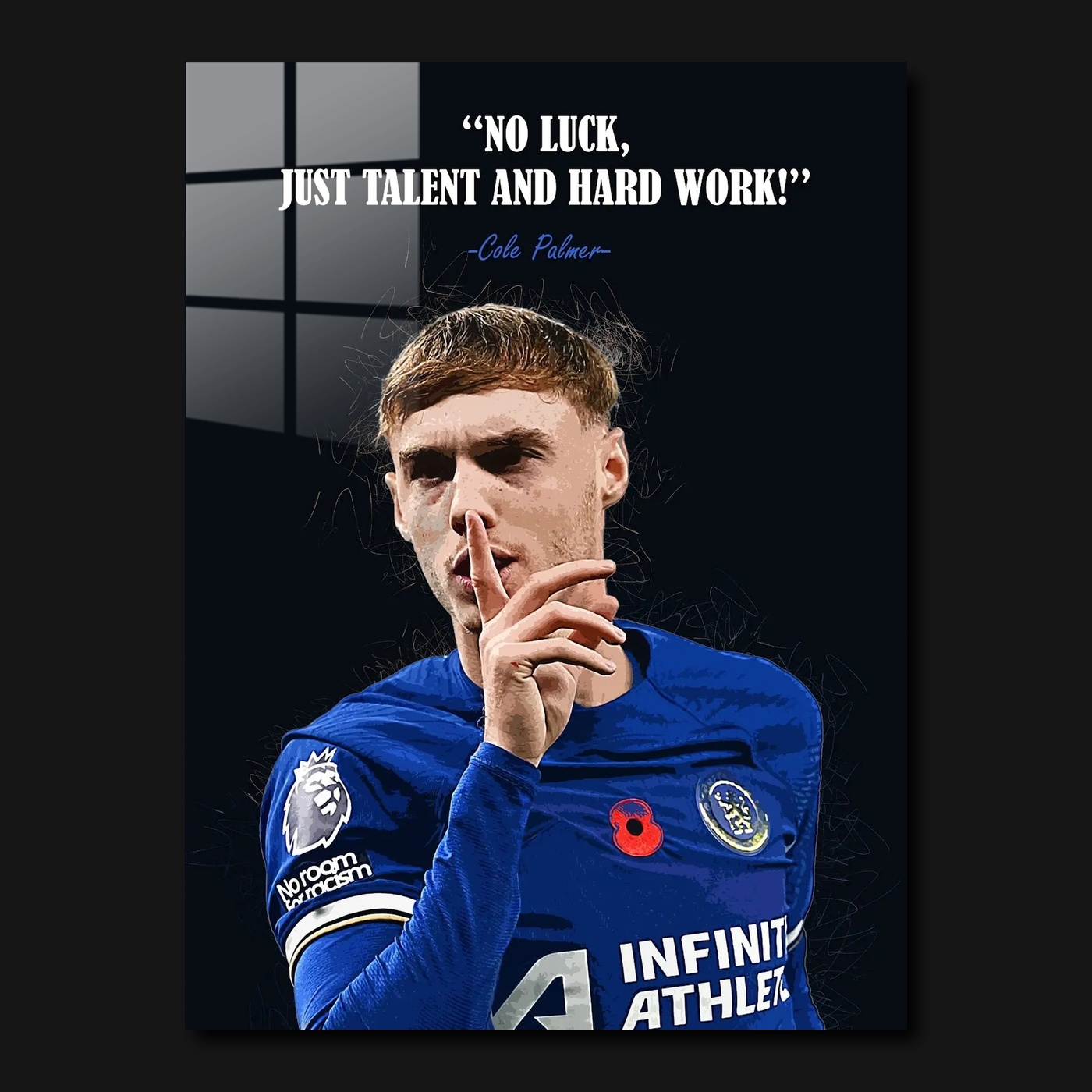 No Luck Just Talent And Hard Work