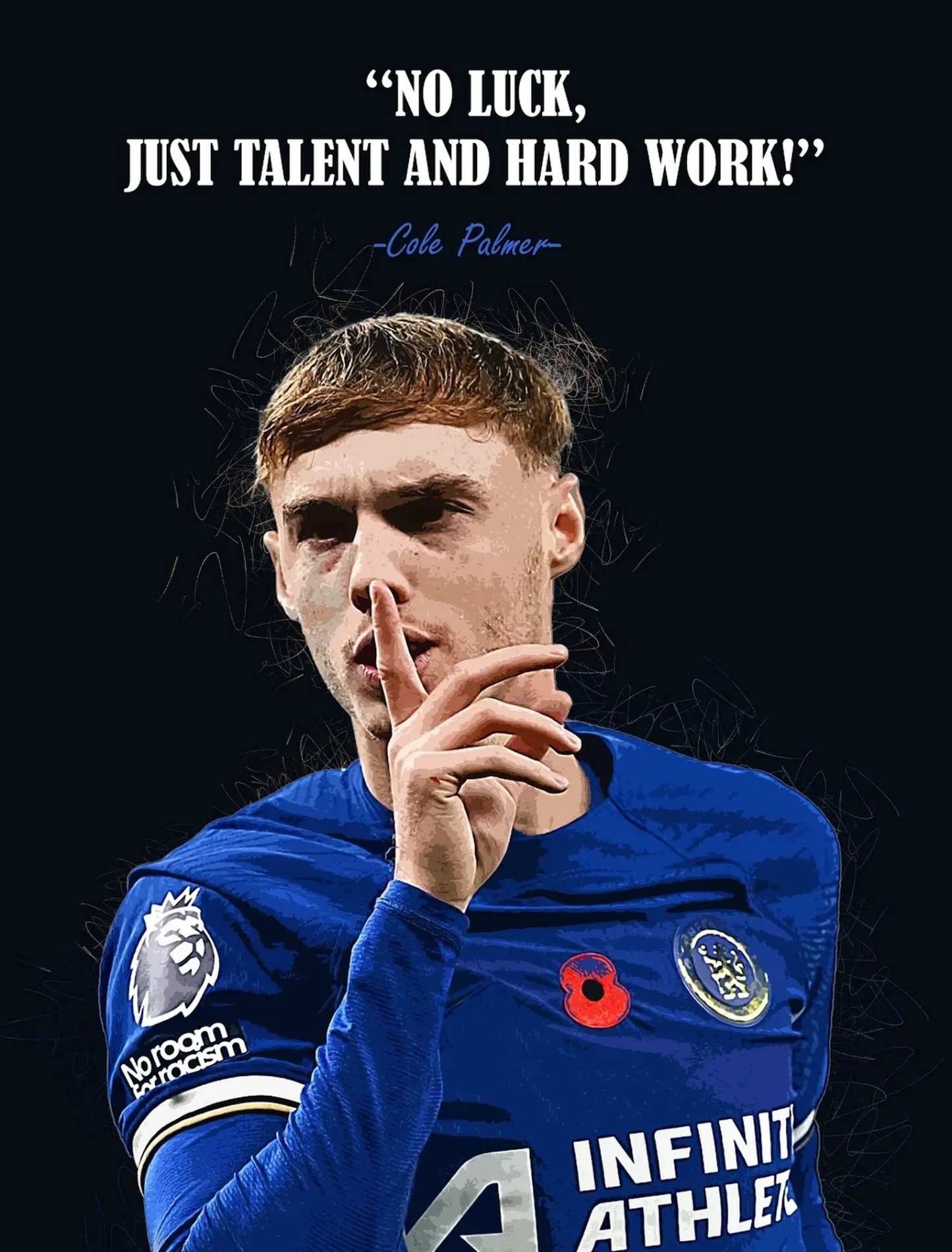 No Luck Just Talent And Hard Work