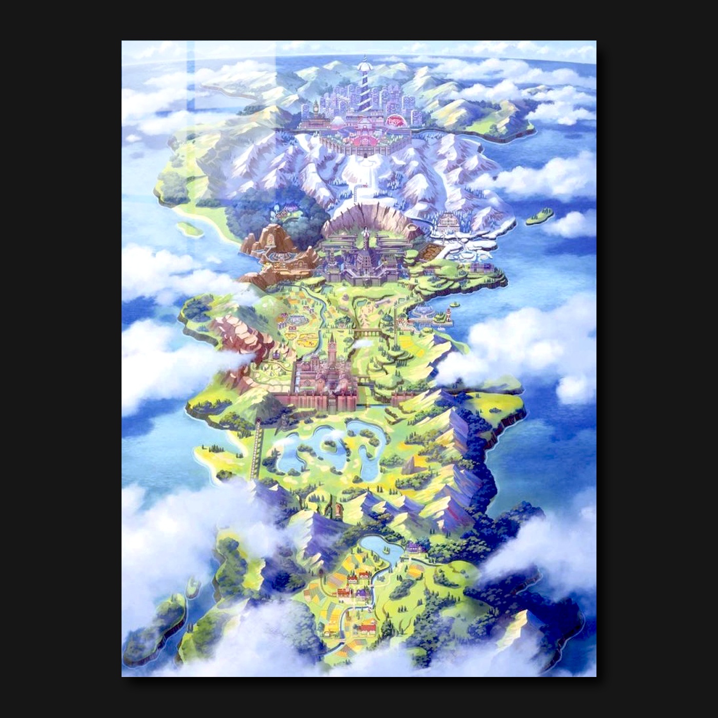 Galar Region Map